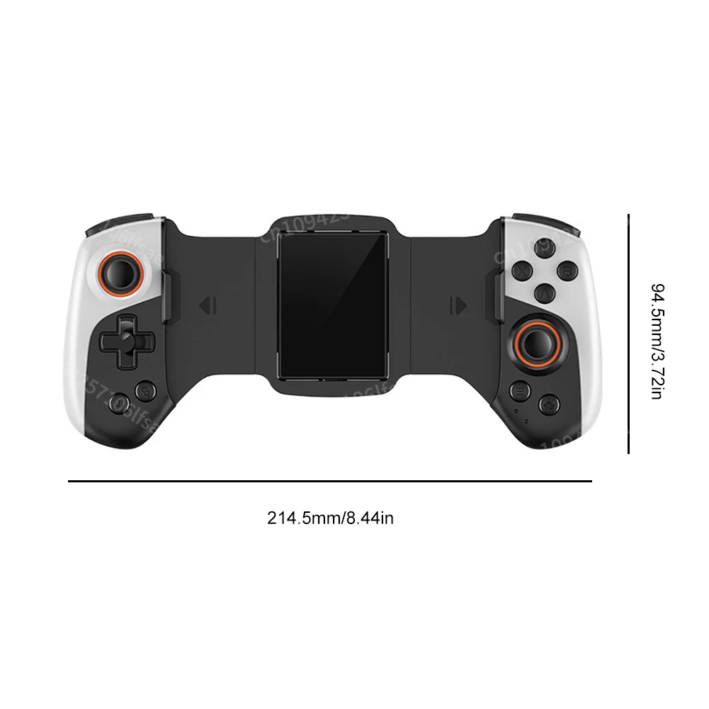 2 in 1 Wireless Mobile Gaming Controller Dual Joystick Cooling Phone Game Controller 300mAh for iPhone Android Phone Switch PC