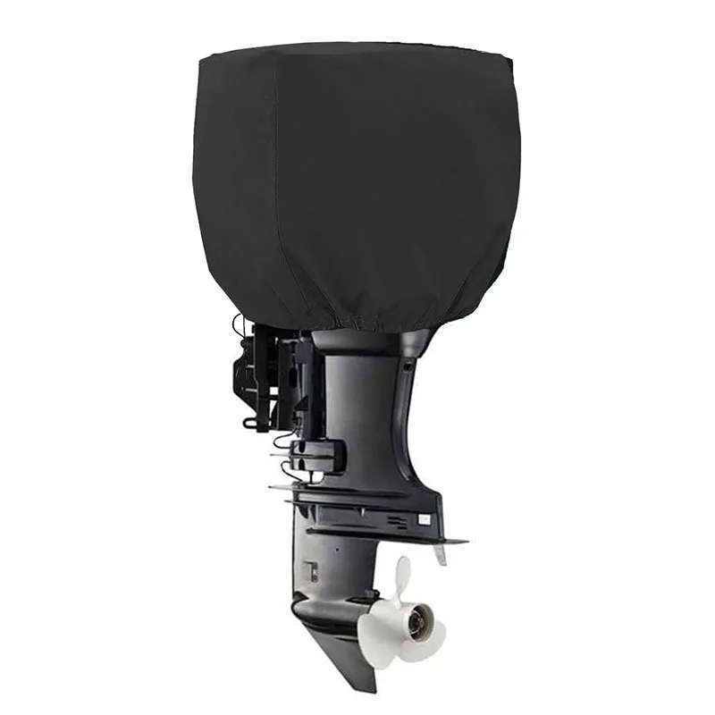 

420D silver-coated outboard motor protective cover