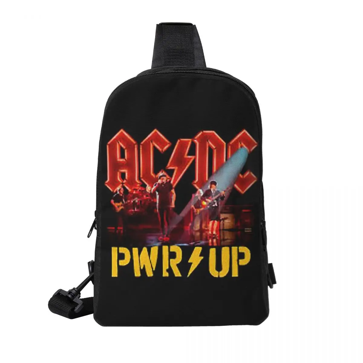 

Ac And Dc Power Up Rock Party (1) Chest Bag Men Sling Crossbody Backpack Chest Bag Traveling Hiking Daypack Shoulder Bag