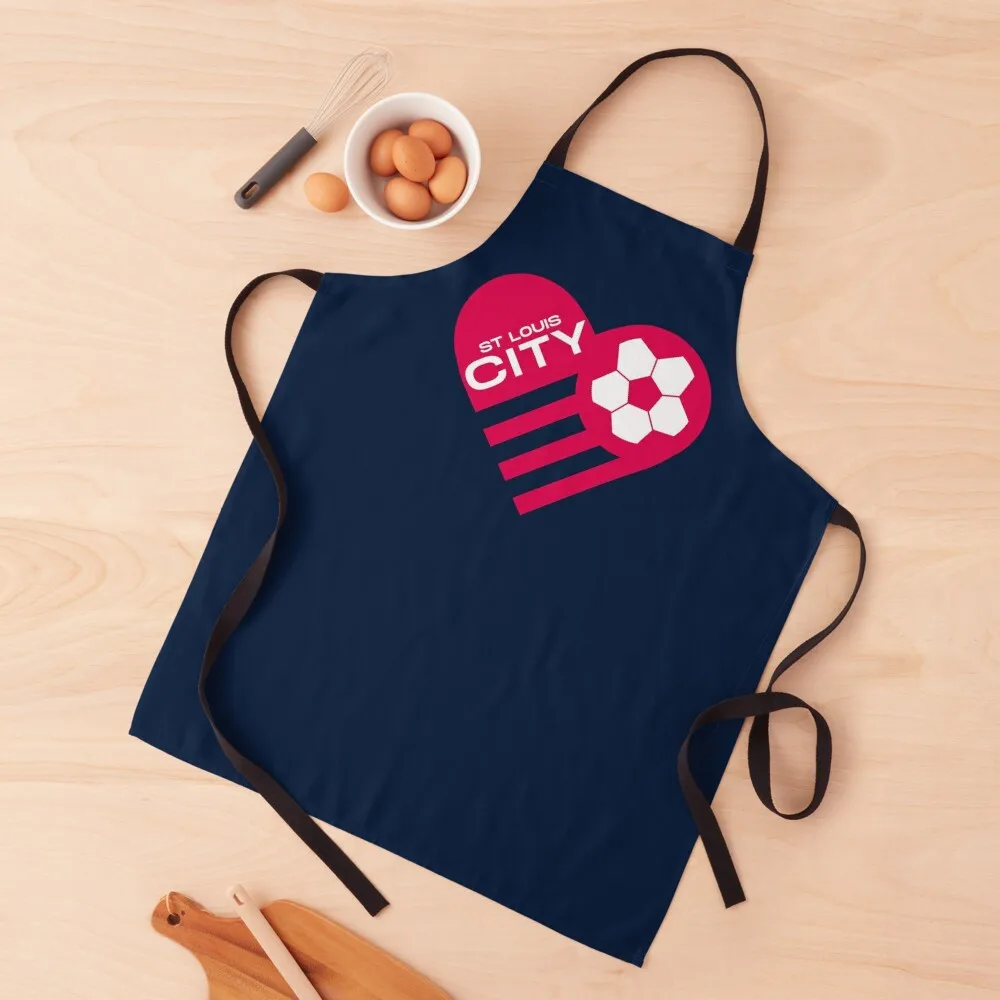 

STL Soccer Heart Apron Men gift Kitchen Tools Apron