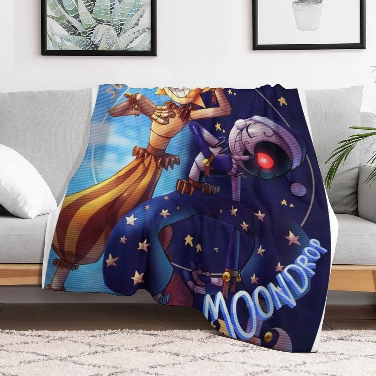 sunnydrop and moondrop Throw Blanket Luxury Thicken Custom Blankets