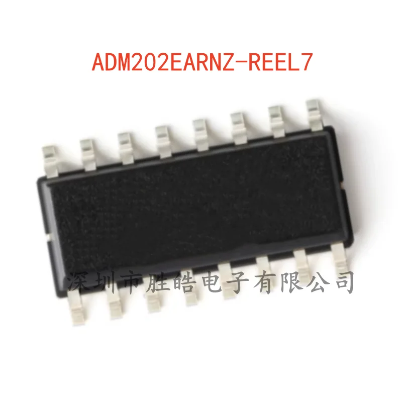 (5PCS)  NEW  ADM202EARNZ-REEL7   RS-232 Line Drive Receiver Chip    SOIC-16   ADM202EARNZ   Integrated Circuit