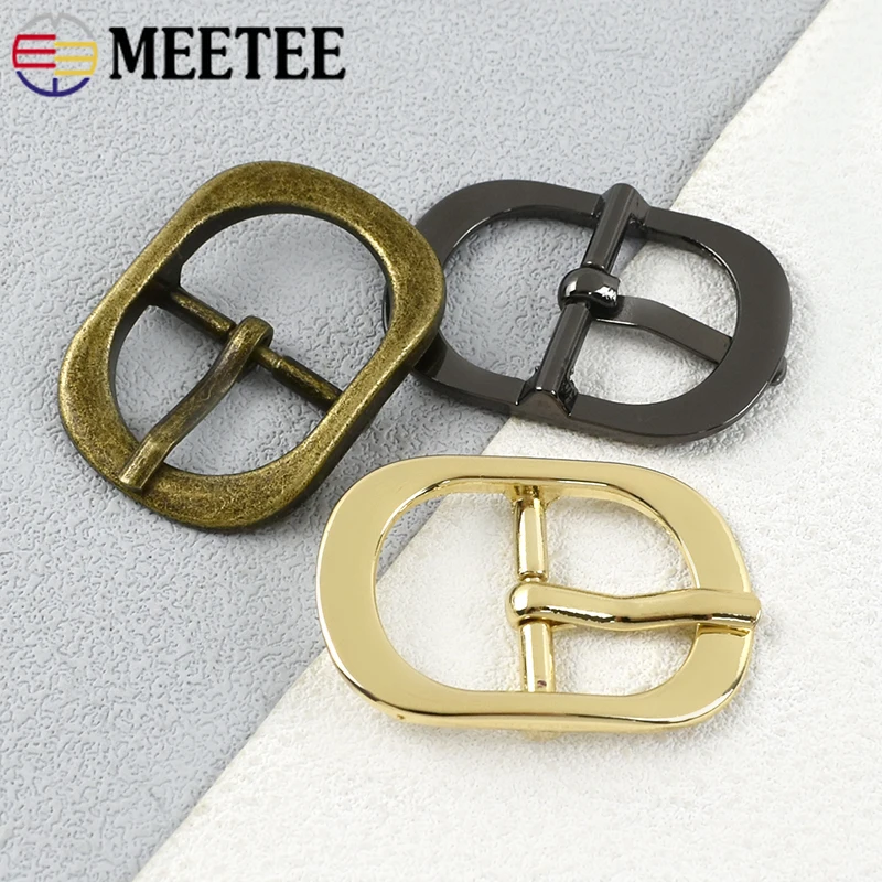 5/10/20Pcs 20mm Men Women Metal Belt Buckles Bags Shoes Pin Buckle Handbag Strap Clasp DIY Leather Crafts Sewing Accessories