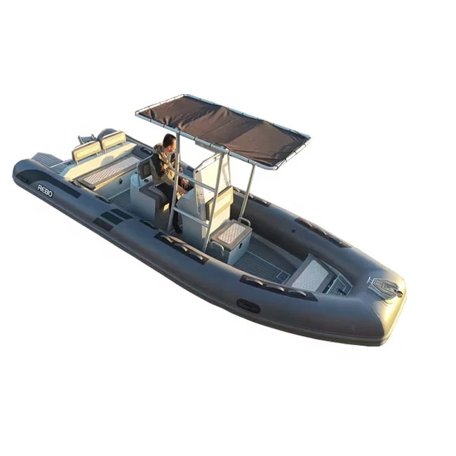 21ft Rib 640 Aluminum RIB ORCA Hypalon/PVC Inflatable Boats for Boat Fishing
