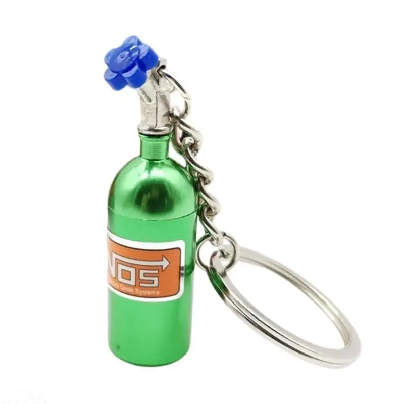 

1PC Bottle Simulation Keyring, Aluminum, Perfect Gift for Motorbike Car Lover Enthusiasts Daily Use and Shows