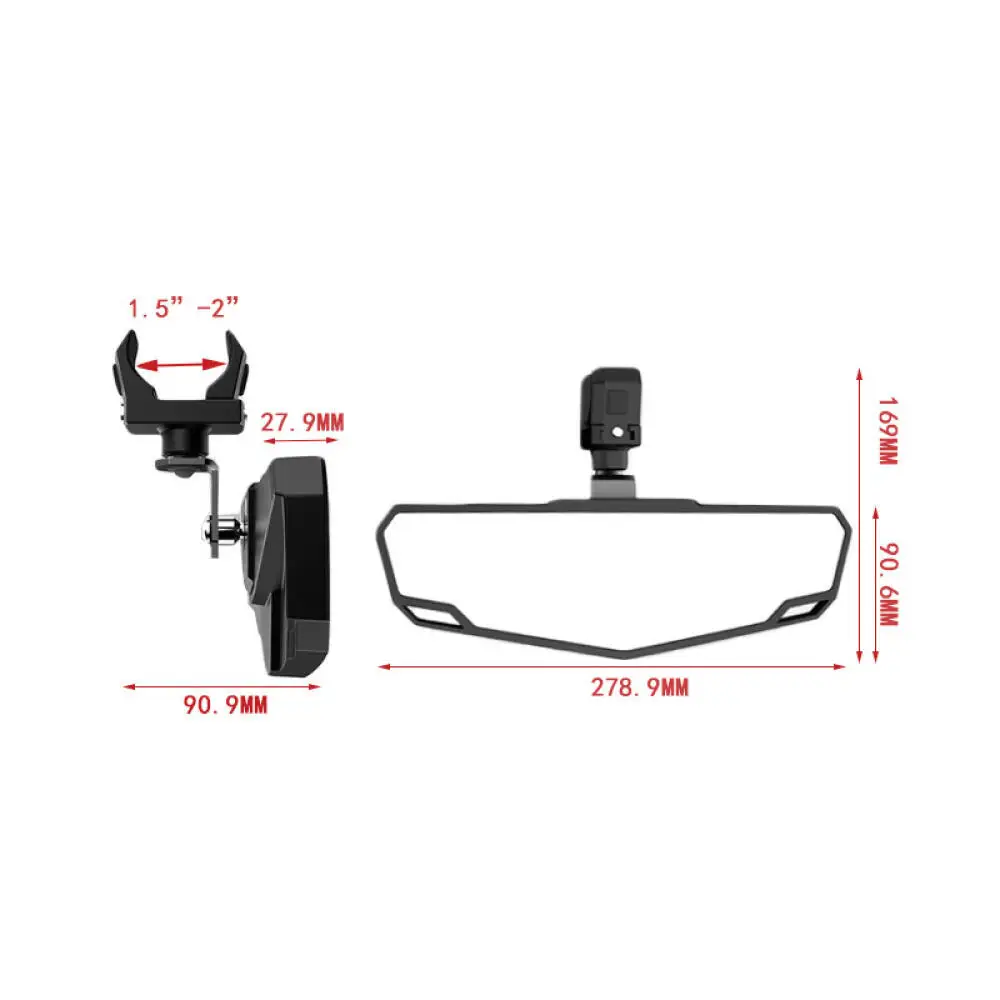 Motorcycles Accessories Rear View Mirror Hanging Rearview Mirrors For Polaris Ranger 900 1000 Crew XP For Can Am Defender/MAX