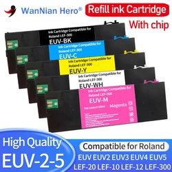 Refillable Ink Cartridge 220ML ECO-UV EUV EUV2 EUV3 EUV4 EUV5 For Roland LEF-20 LEF-10 LEF-12 LEF-300 LEC-330 LEC-300 LEC-540