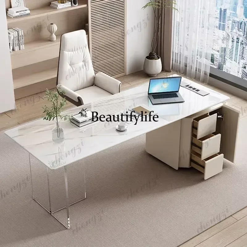 for A73 Reception Office Desk Height Adjustable Table Removable Conference Gaming Desk Gamer Organizer Trendy Furniture