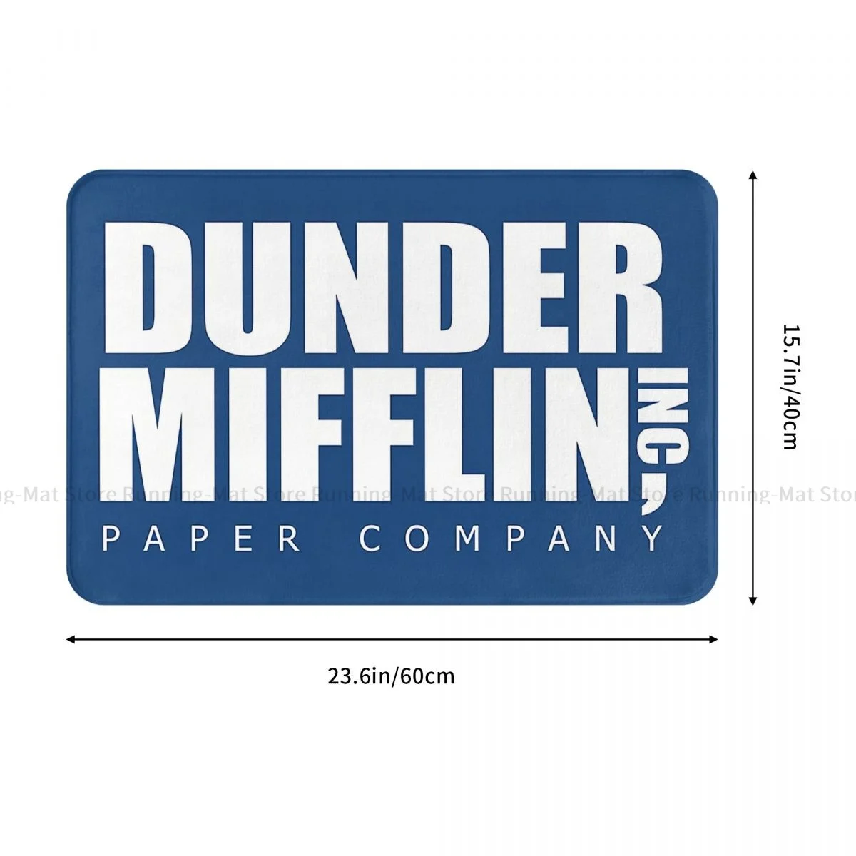 Michael Scott The Office Bedroom Mat Dunder Mifflin Paper Company zerbino soggiorno tappeto tappeto esterno decorazione della casa