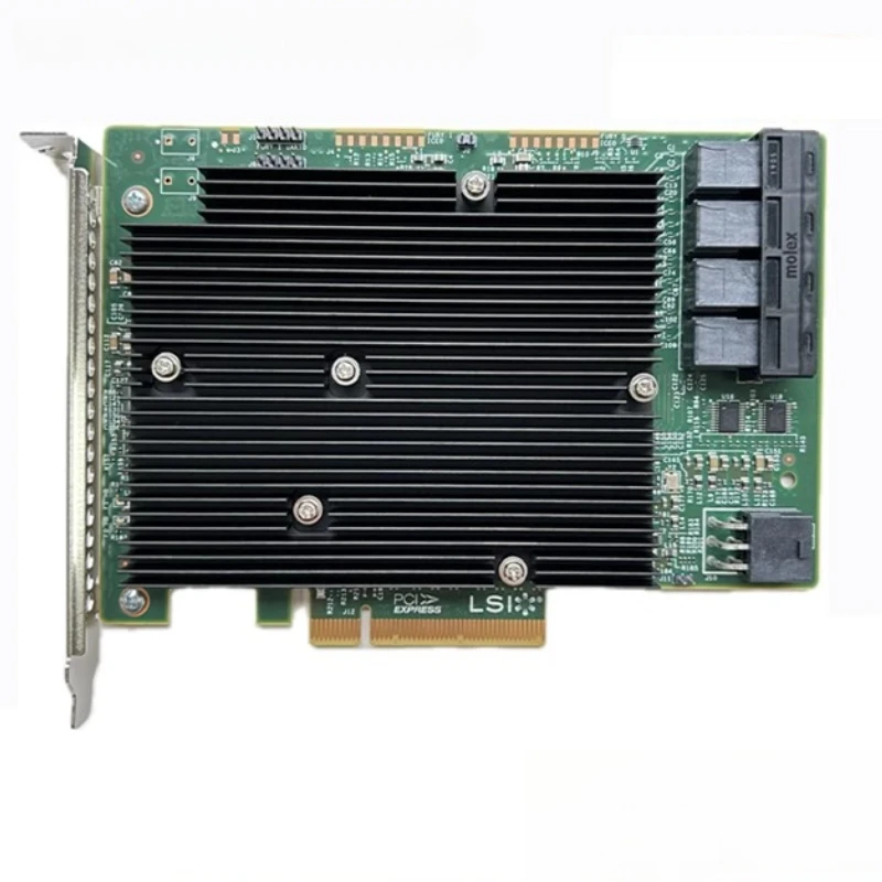 

Original LSI 9300-16i 16-port 12Gb HBA Pass-through Card Expansion Card Supports 16T SAS 3008 for Server PC Workstation
