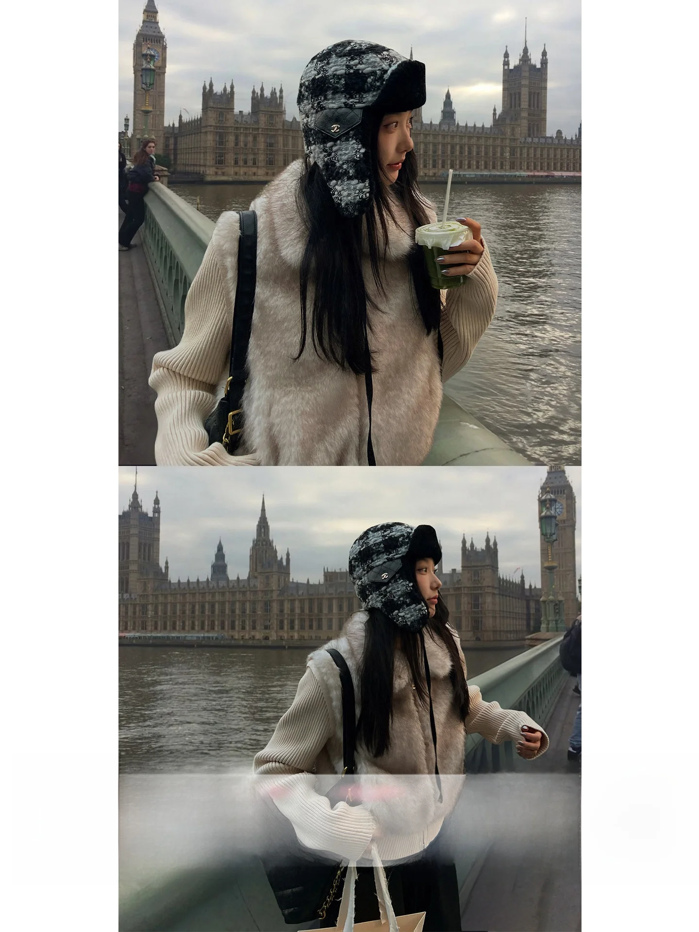 

Женское повседневное пальто с двусторонним дизайном и воротником из искусственного меха, экологичное, из искусственной норки, на молнии, с длинными рукавами