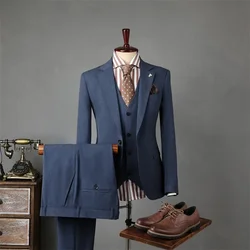 (12) Customized New Groom Suit Men's Business Professional Formal Wedding Dress