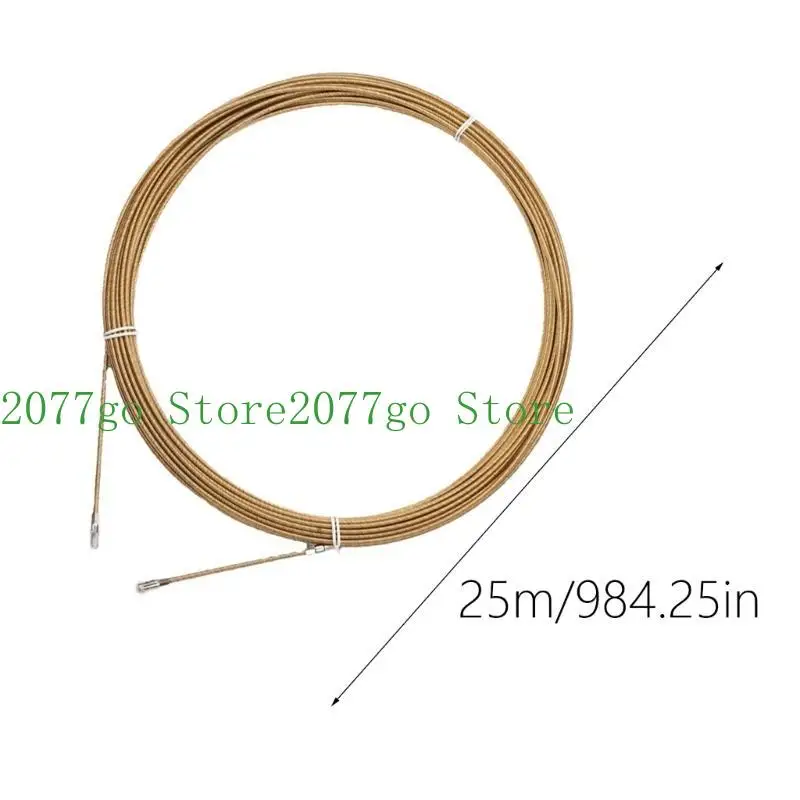 Y1UD Wire Threading Device Gadget with Tie Wrap Spring Mechanism Round Head