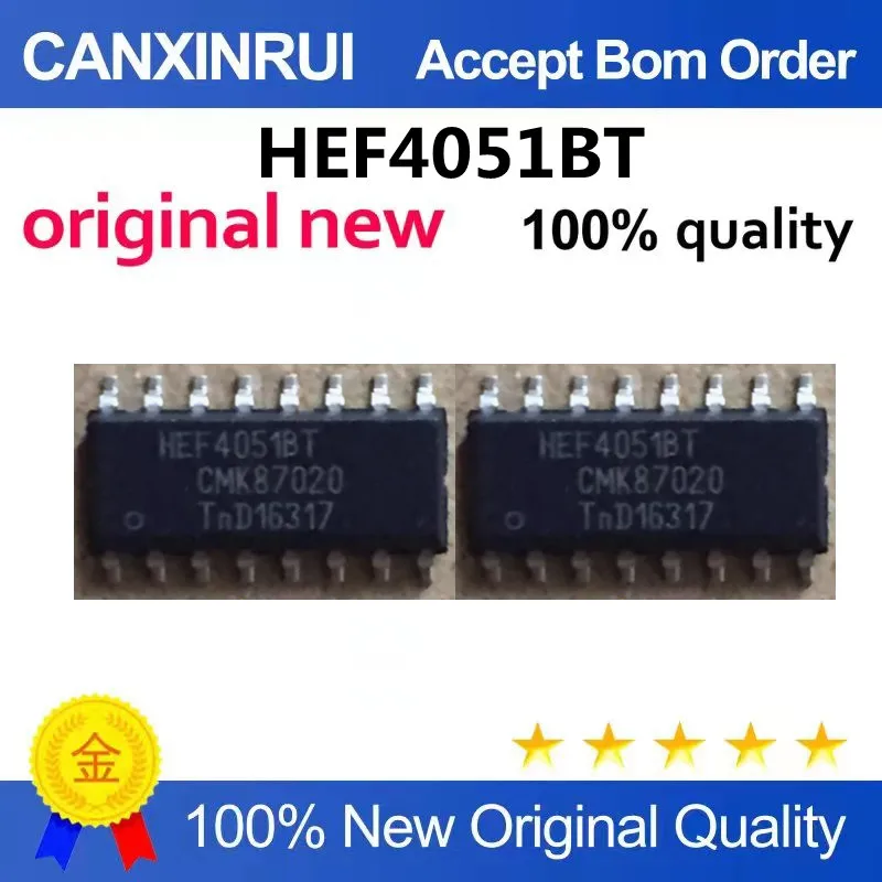 

HEF4051BT brand new original genuine, quality guaranteed.