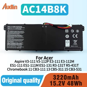 Ac14b8k pil için acer aspire 5, a515-51, v3-372t, r5-571t, r7-371, es1-511, nitro 5, an515-51, sp111-31, cb3-531, cb5-571, sf314 Bataryadaki 6 büyük satış, acer aspire e1 - 571-no. 1