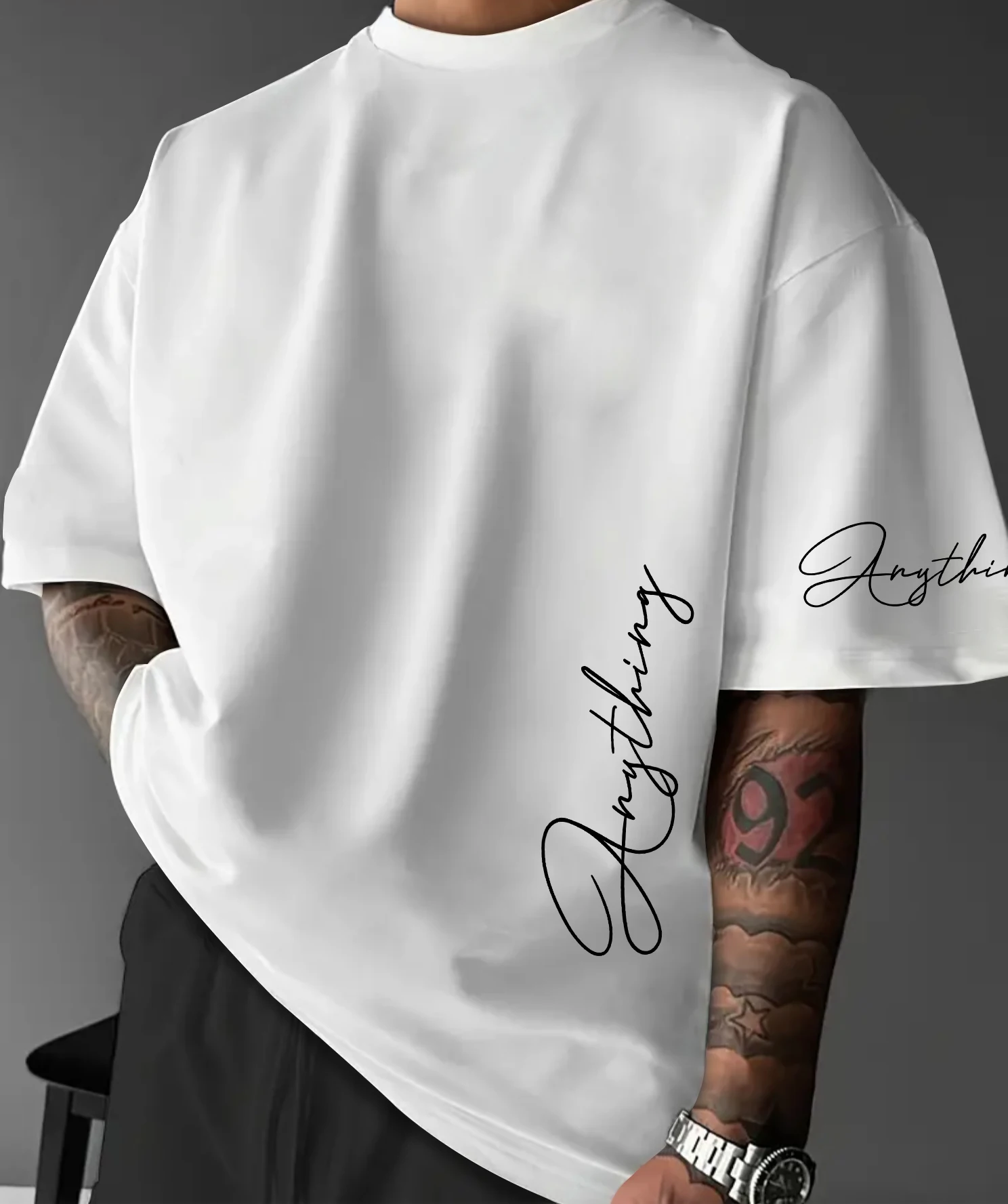 Men's Minimalist Streetwear T-Shirt 