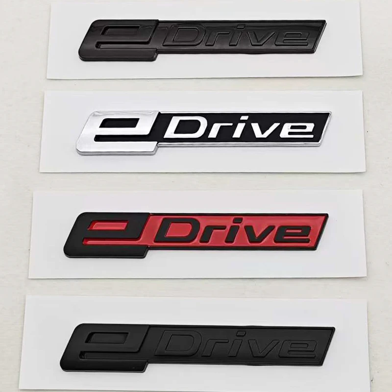 NEW 3D ABS Car Styling Logo eDrive Badge Rear Trunk Sticker For i3 i4 i8 5 7 Series G28 X1 X3 X5 E60 G30 G31 G05 F15 Accessories