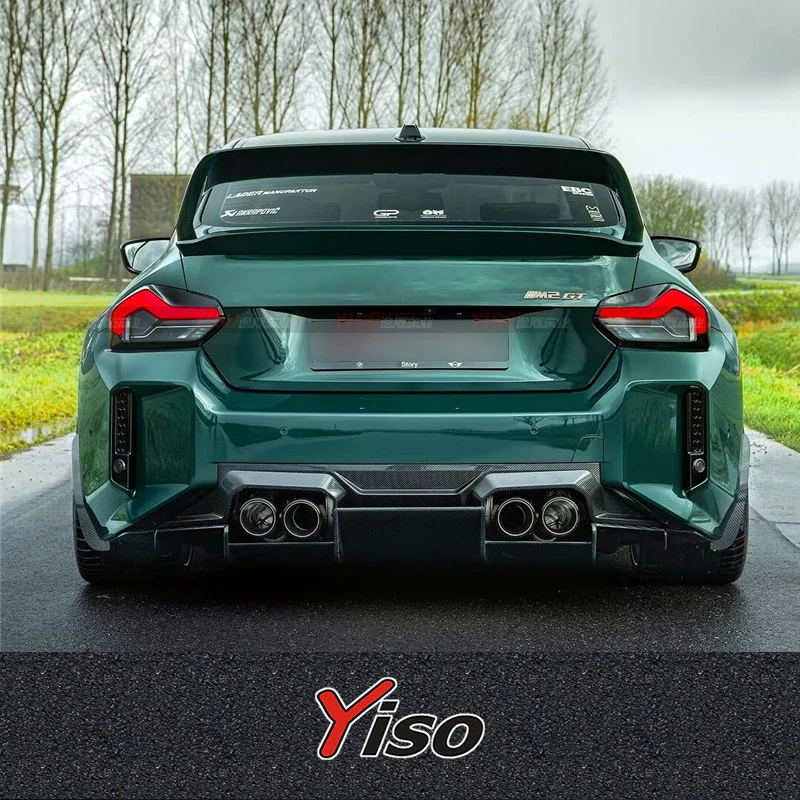 

Подходит для 2023-2024 G87 Задняя губа из углеродного волокна ALPHAN Модифицированное укрытие Задний спойлер 2023-2024 G87 Аэродинамический комплект