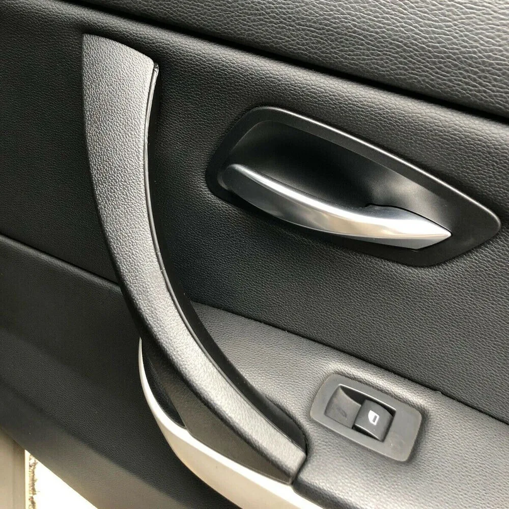 

Left Interior Door Handles Easy Installation Inner Door Handle Panel Pull Trim Cover for BMW E90 E91 316318/320/325/328/330/335