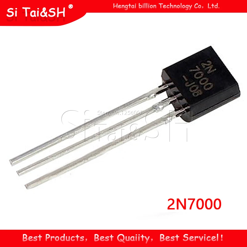 (20pcs) 100% New 2N7000 Small Signal MOSFET 200 mAmps, 60 Volts N-Channel Transistor TO-92 TO92 IC