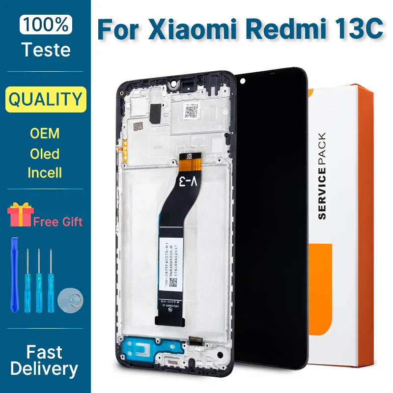 23100RN82L 23106RN0DA Premium For Xiaomi Redmi 13C LCD Screen