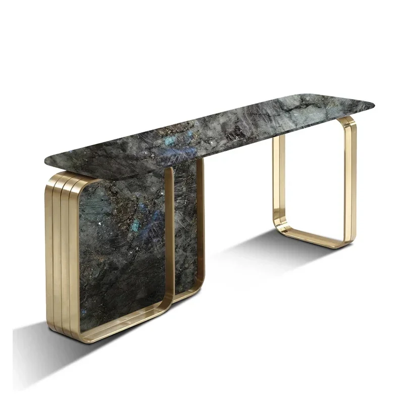 home metal marble hallway entrance table console hall entry luxury modern console