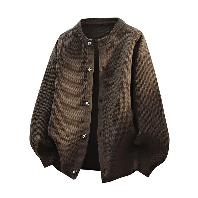 2026 Spring/Summer New Style Fashionable Casual Multi-Purpose Knitted Cardigan Men's Sweater Jacket