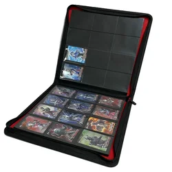 Torson 12 pocket pu Leather + velvet big pokemone binder album 480 Card For Commander card mtg tcg zip binder Photo Albums