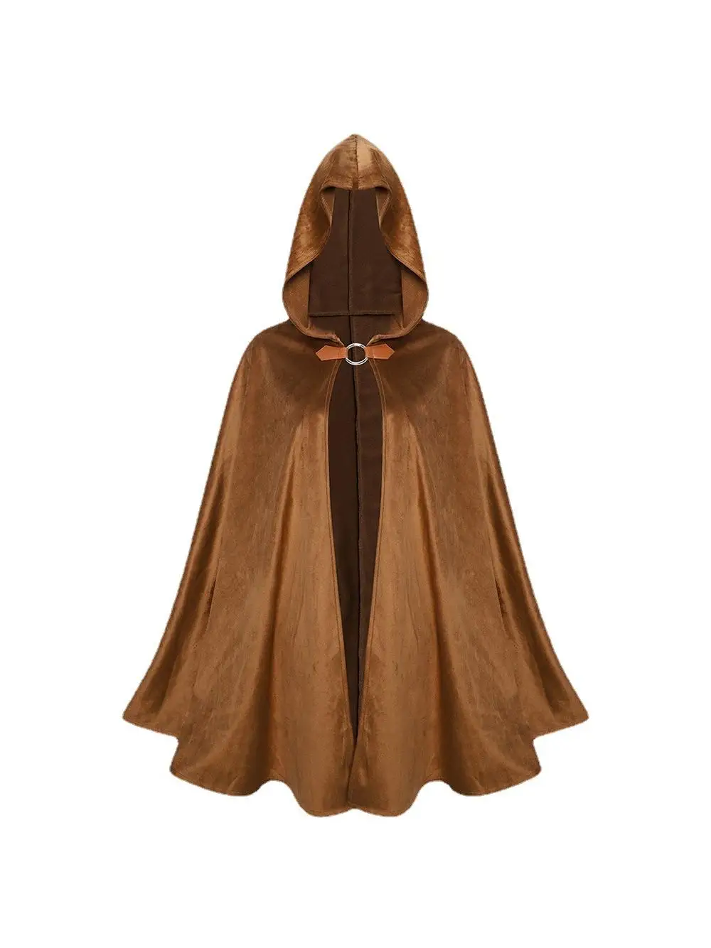 عباءة بغطاء للرأس من القطيفة المخملية بتصميم عتيق، زي لحفلات الهالوين، وصول جديد من مصنع صيني، خريف 2024 #2