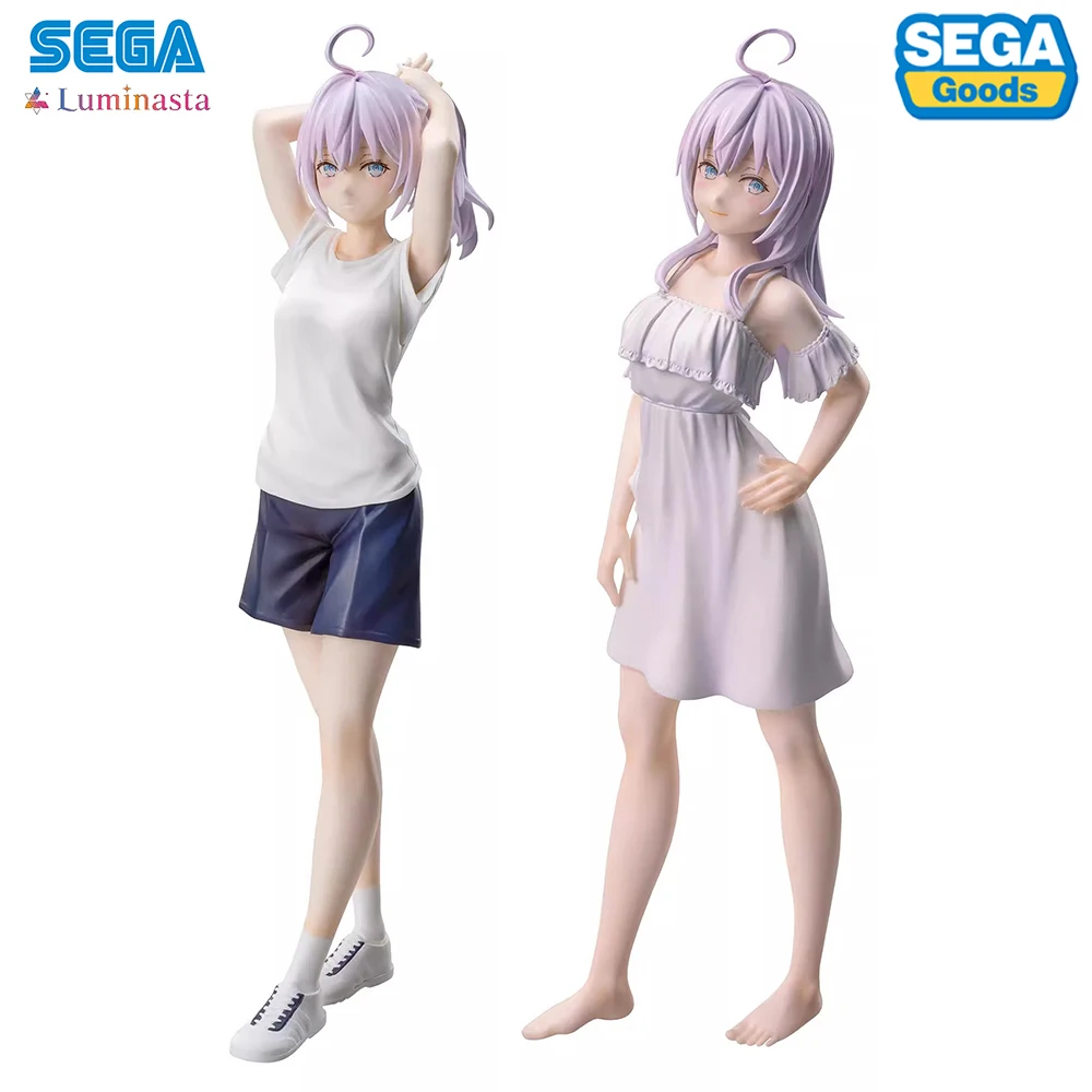 SEGA Luminasta Alya (Gym Clothes Ver. & Dress Ver.) (Alya Sometimes Hides Her Feelings in Russian) 19cm Anime Figure Model Toys