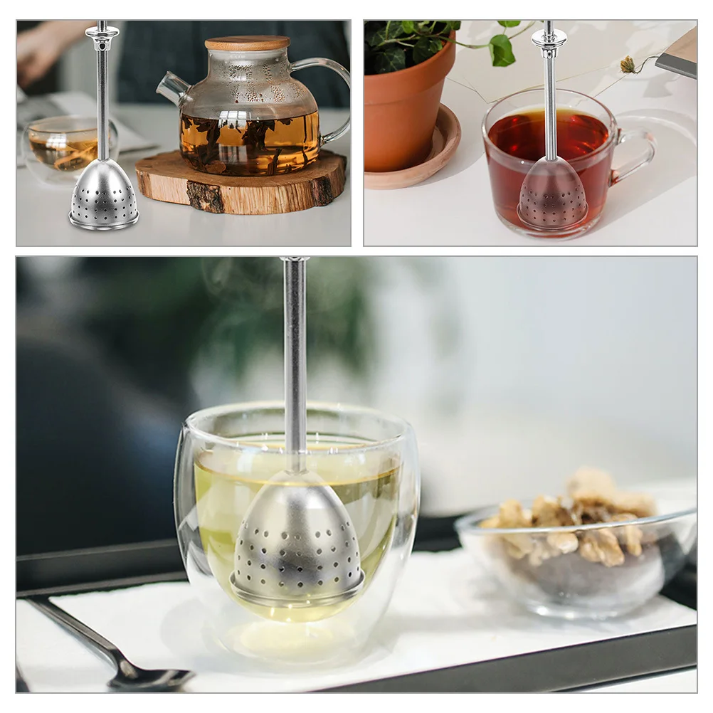 

2Pcs Stainless Steel Tea Ball Infuser with Extendable Handle Reusable Loose Leaf Tea Strainer Fine Mesh Brewer for Cup and