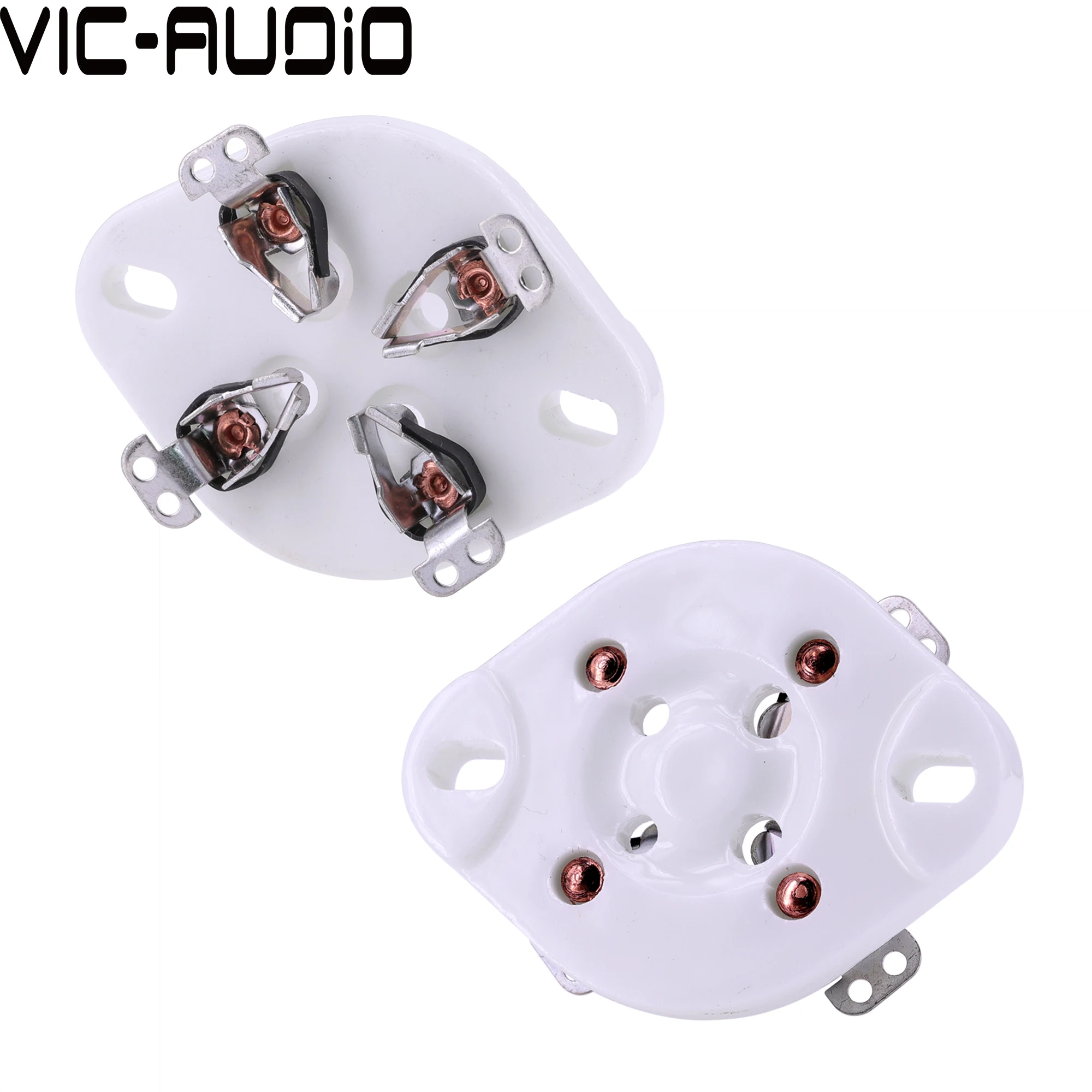Prise de Tube à 4 broches GZC4-1 en céramique, Vintage, pour amplificateur Audio HIFI sous vide 2A3 FU-811 274A 572B FU811 300B, à monter soi-même