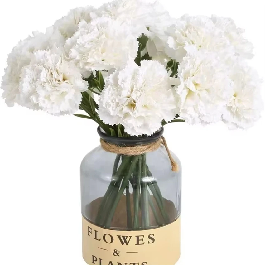 

1/3pcs Artificial Flowers Silk Carnation Home Room Wedding Bridal Bouquet Festival Table Decor Garden DIY Gift Box Diy Scrapbook