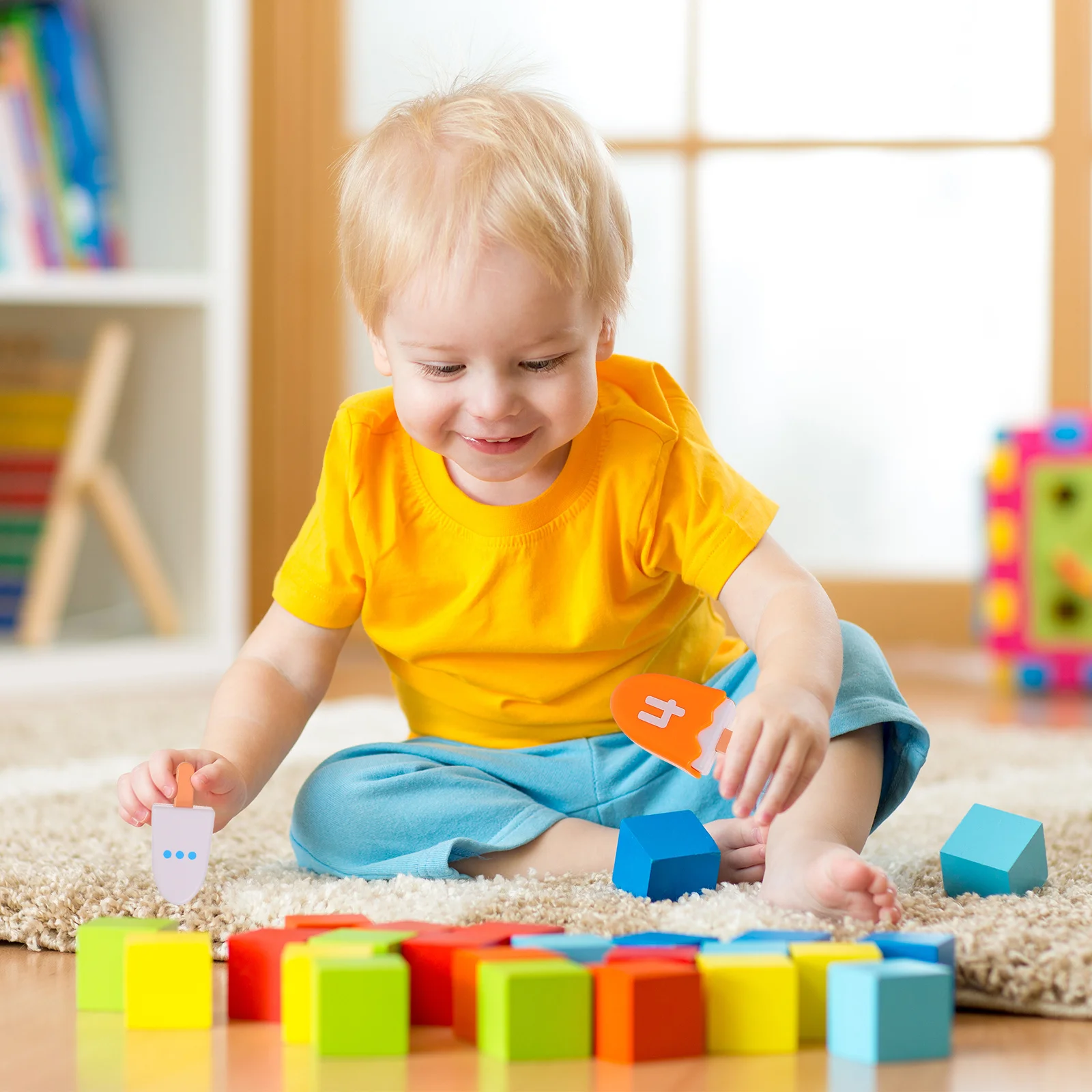 1Set Kids Digitale Ijslolly Matching Diverse Kleur Ontwikkelt Fijne Motoriek Nummer Cognitie Ouder Kind Spelen Educatief
