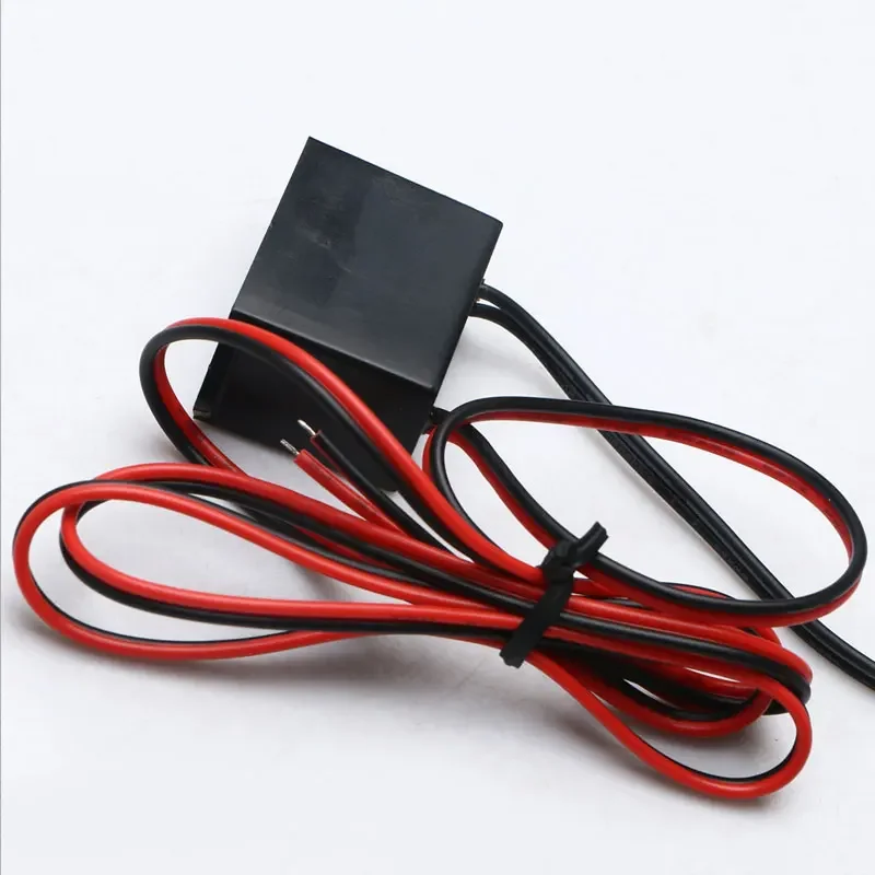 DC 12V EL Controller Wire Power Driver 1-5M  Cable Strip Light Inverter Supply Adapter Flexible Neon Strip Light Wire Driver