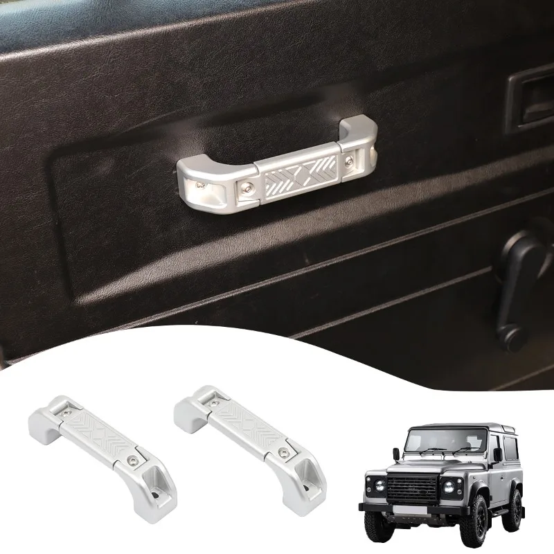 

For Land Rover Defender 90 110 130 2004-2018 Aluminum Alloy Car Interior Door Handle Accessories Replacement Parts