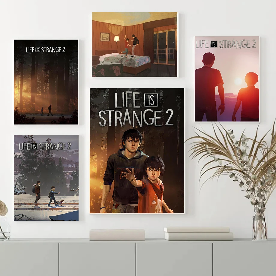 Famous Adventure Action Game Life is Strange 2 Posters Sean and Daniel Gamer Prints Canvas Painting Wall Picture Home Room Decor