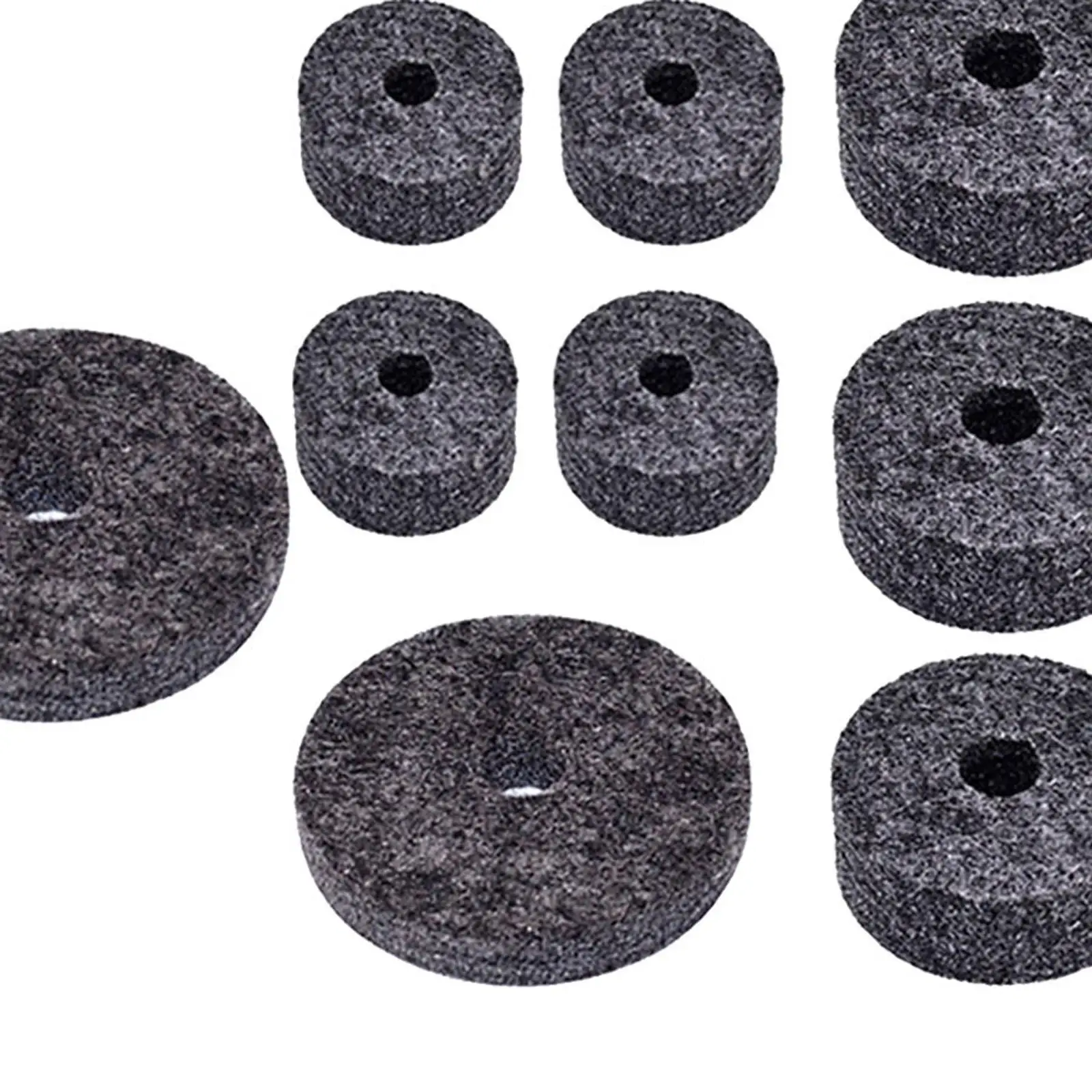 12 Pieces Cymbal Stand Felt Washer Replacement Sleeves Sturdy for Drum Set Wear