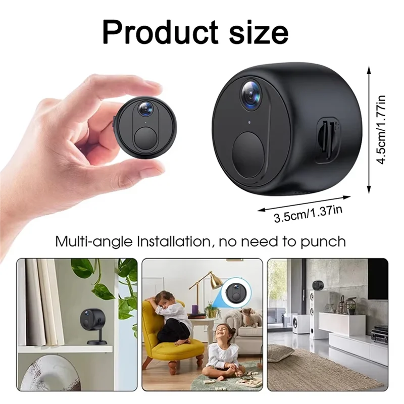 【Exclusive!】OKAM Mini 4G 3MP Camera SIM Card Video Camcorder Security Monitor Surveillance Night Vision Smart Home Remote Cam
