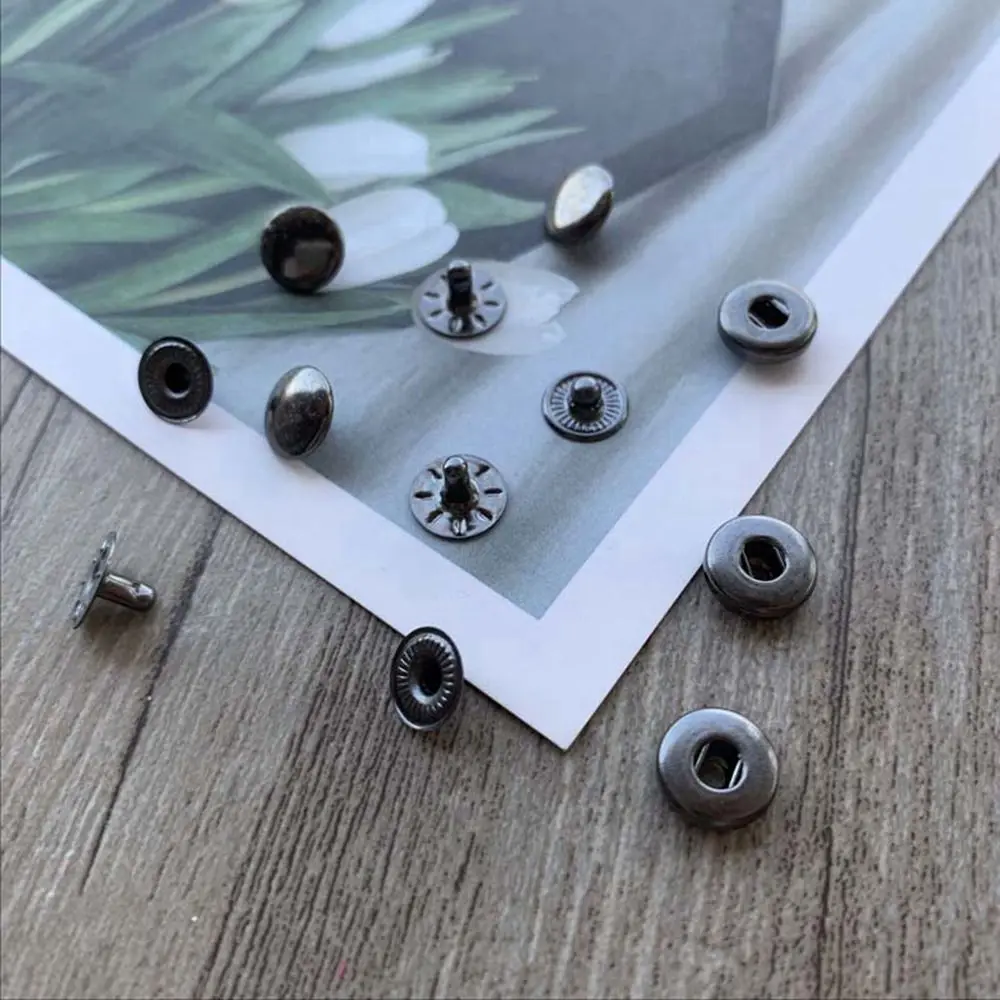 3 세트 액세서리 보이지 않는 스냅 공예 금속 버클 의류 봉제 버클 DIY 인형 옷 미니 버튼