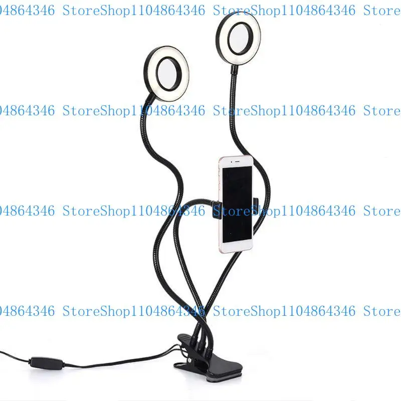 5ASD Selfie Rings Light con Phone Stand para transmisión videos maquillaje transmisión en