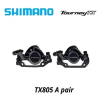 Shimano TOURNEY TX BR-TX805 MTB pinzas de freno de disco mecánico pastillas de resina para bicicleta de montaña TX805 pinza piezas de bicicleta