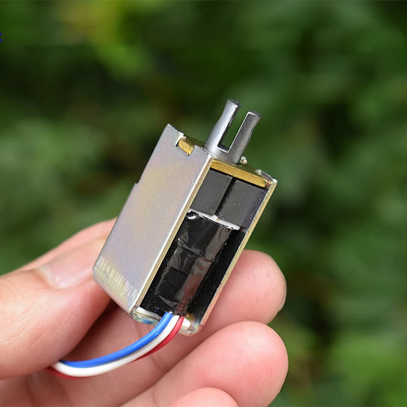 TDS 3-wire Micro Electromagnet Double Coil DC 9V / 18V Solenoid Break Electromagnetic Magnetic Hold Suction Frame Electromagnet