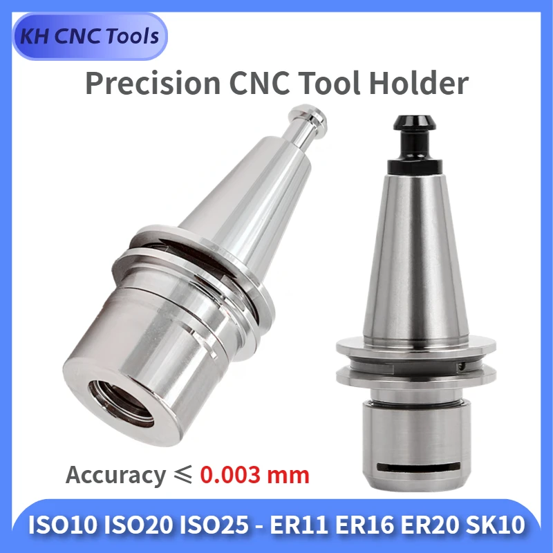 

Stainless Steel High Accurany 0.002mm ISO20 ER16 ISO25 ER20MS SK10 ISO10 Collet Chuck Toolholders Engraving Machine CNC Tools