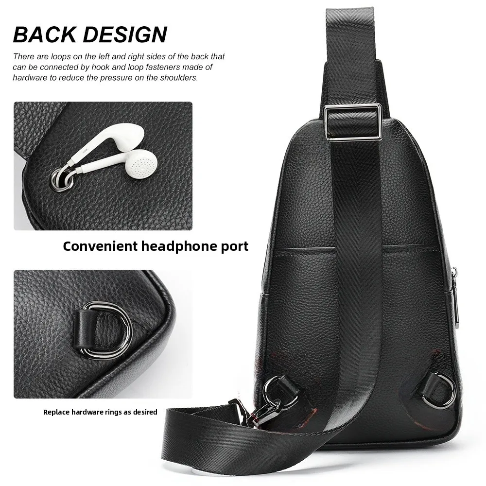 street-style-genuine-leather-chest-bag-men's-crossbody-bag-head-layer-cowhide-fashionable-and-stylish-suede-material