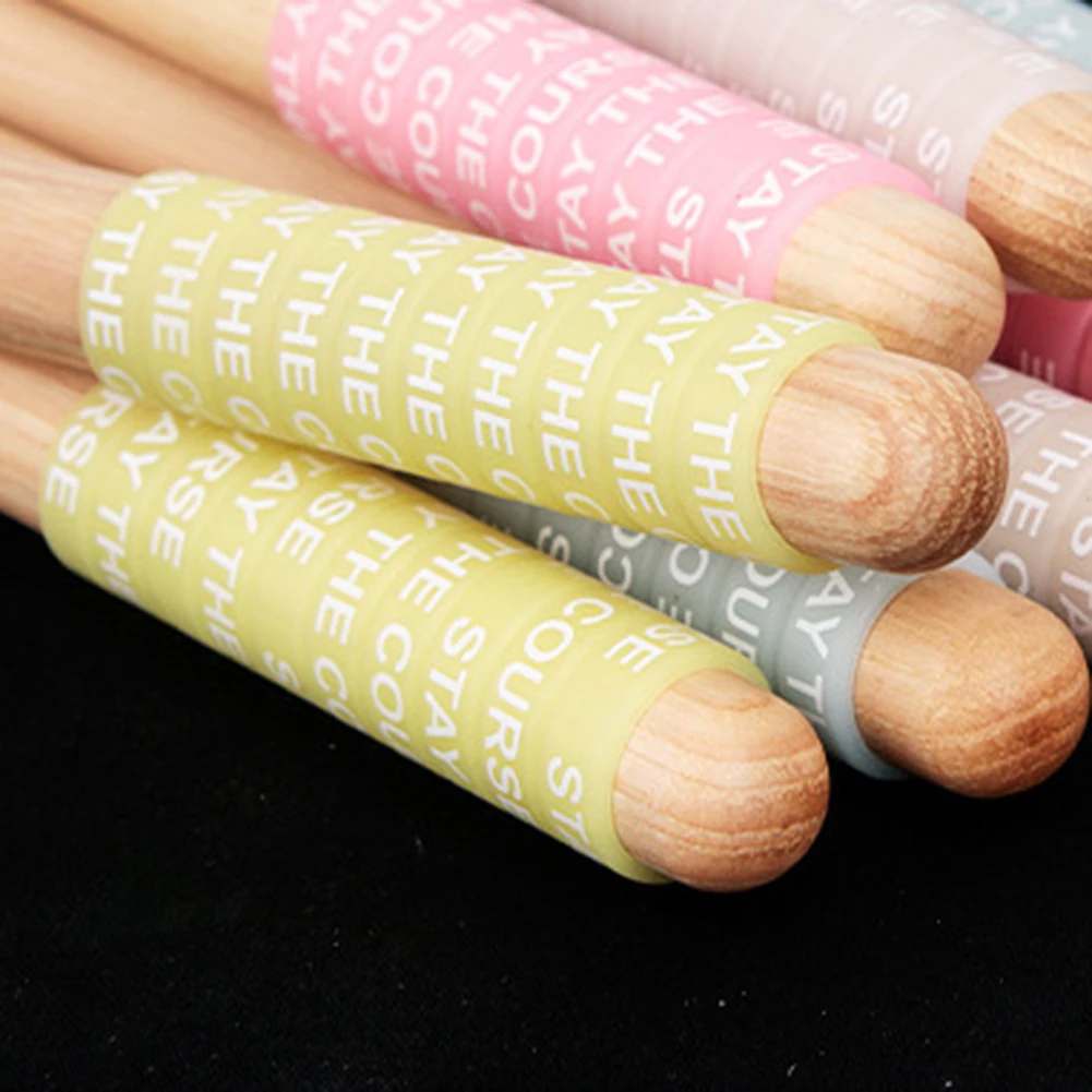 

O Shape DrumStick Drumstick Grips Drumstick Grips Drum Stick Grips Silicone White Yellow Absorbent Comfortable