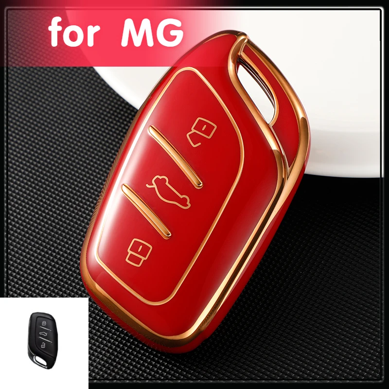 Car Key Case Cover for MG ZS EV GS GT EZS HS EHS MG3 MG5 MG6 MG7 2019 2020 Auto Key Protection Case Accessories