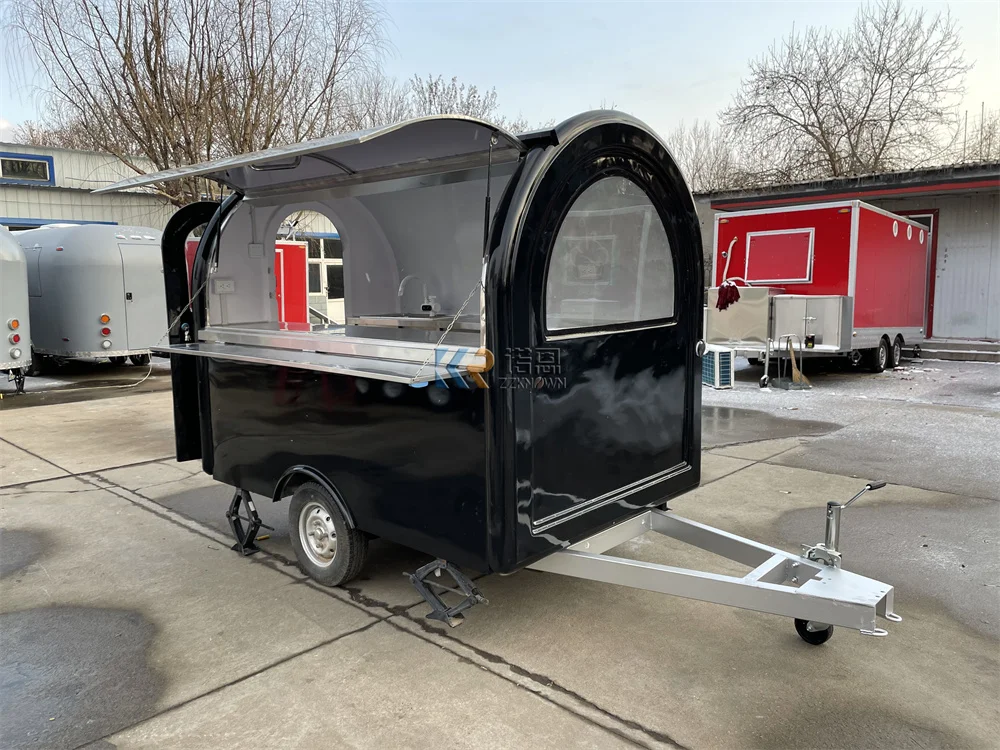 

Concession Food Truck Van Street Snack Pizza Kiosk Mobile Kitchen Coffee Ice Cream Cart Custom Food Trailer