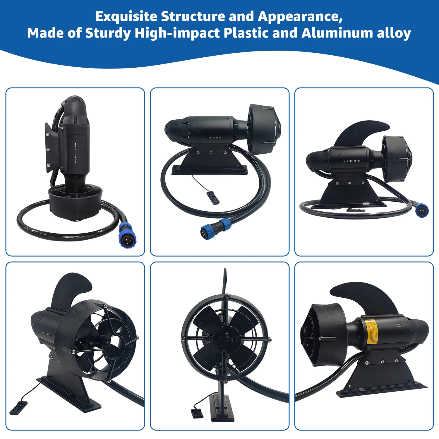 Propulseur sous-Marin, Moteur sans balais, hélice de modèle de Navire à 4 pales 12 V-24 V, for Kayak, Bateau de pêche, Planche à pagaie sous-Marine, Robot sous-Marin RC Bait Boat(CCW Propulseur sous-Marin, Moteur sans balais, hélice de modèle de Navire à 4 pales 12 V-24 V, for Kayak, Bateau de pêche, Planche à pagaie sous-Marine, Robot sous-Marin RC Bait Boat(CCW