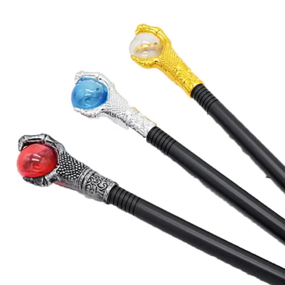 Plastic Pharaoh Claw Scepter Stage Performance Vintage Halloween Scepter Black Role Play Costume Cane Party Props